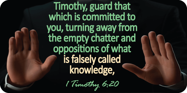 1 Timothy 6 20