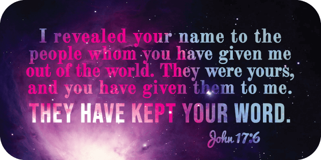 John 17 6
