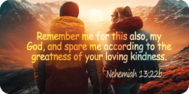 Nehemiah 13 22b