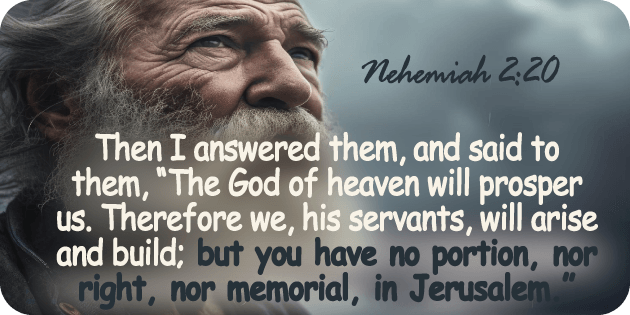 Nehemiah 2 20
