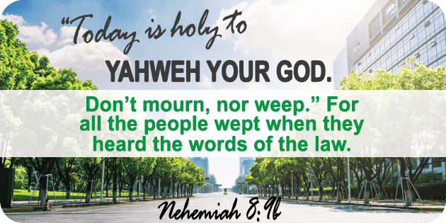 Nehemiah 8 9b