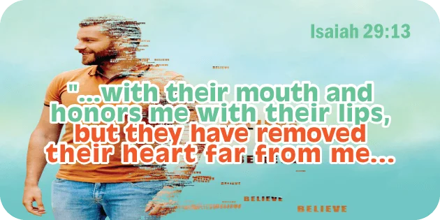 Isaiah 29 13