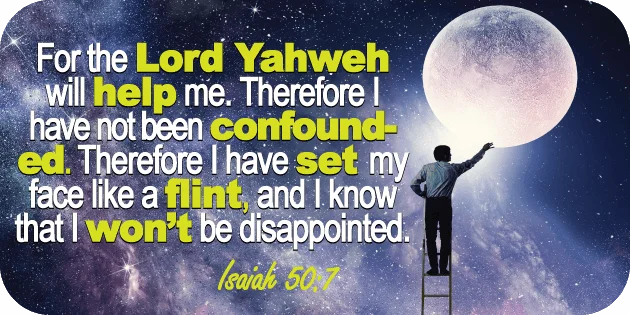 Isaiah 50 7