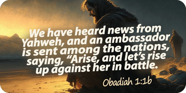 Obadiah 1 1b