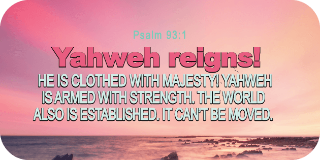 Psalm 93 1