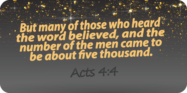 Acts 4 4