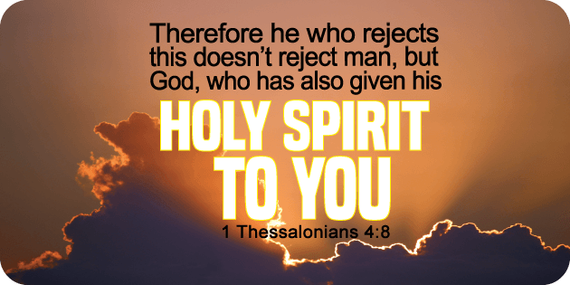 1 Thessalonians 4 8