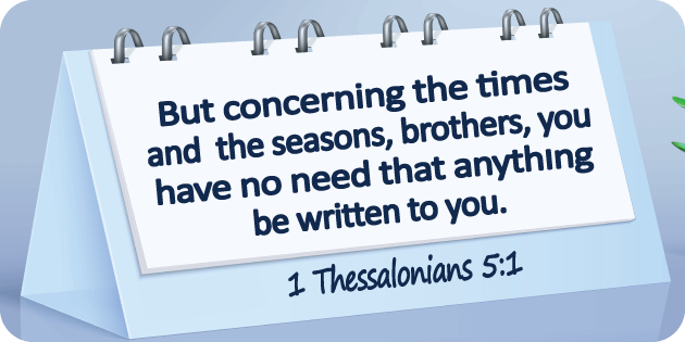 1 Thessalonians 5 1