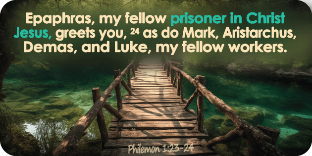 Philemon 1 23 24