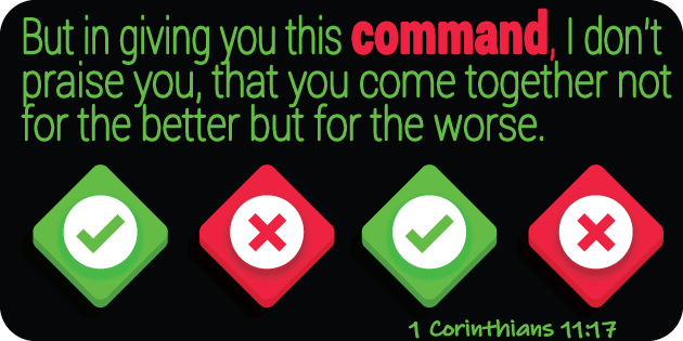1 Corinthians 11 17