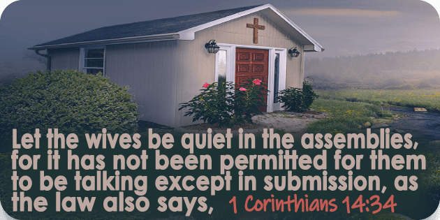 1 Corinthians 14 34