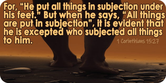 1 Corinthians 15 27
