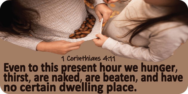 1 Corinthians 4 11