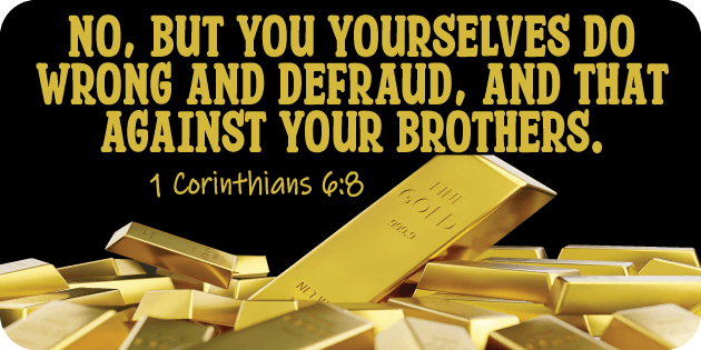 1 Corinthians 6 8