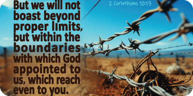2 Corinthians 10 13