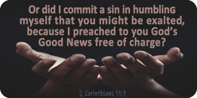 2 Corinthians 11 7