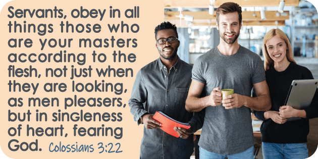 Colossians 3 22