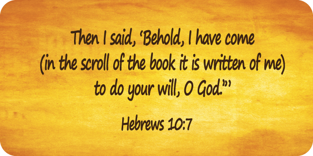 Hebrews 10 7