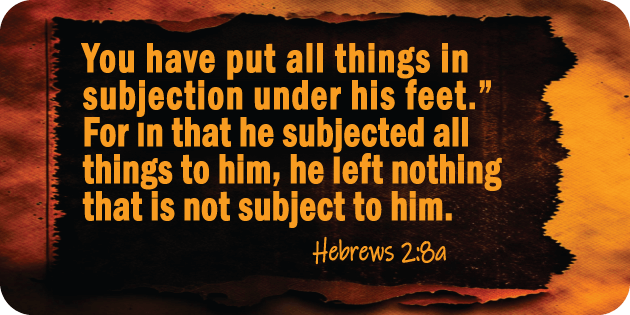 Hebrews 2 8a