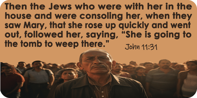 John 11 31