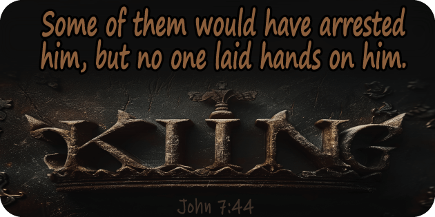 John 7 44