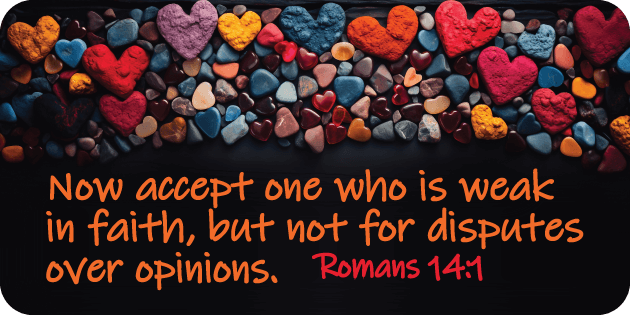 Romans 14 1