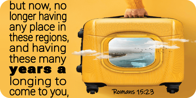 Romans 15 23