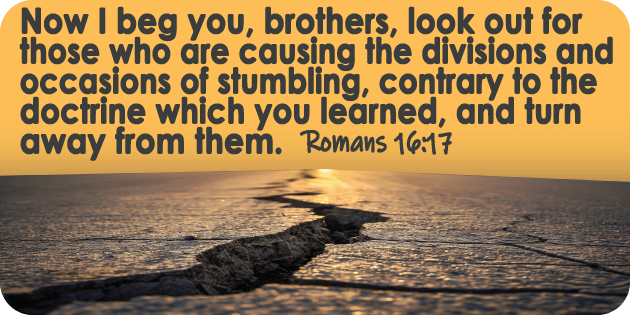 Romans 16 17