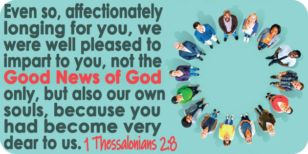 1 Thessalonians 2 8