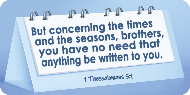 1 Thessalonians 5 1