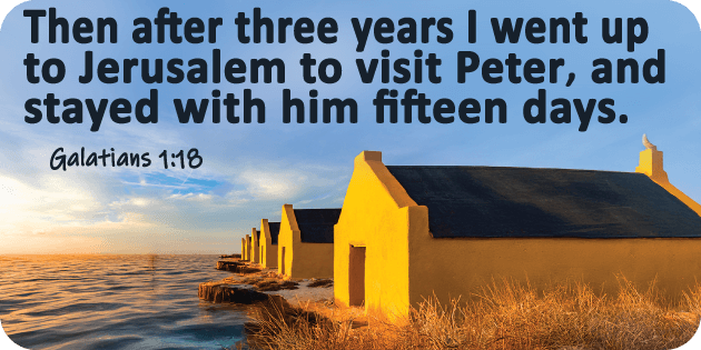 Galatians 1 18