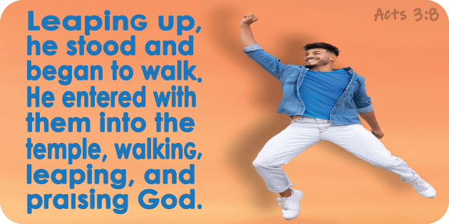 Acts 3 8