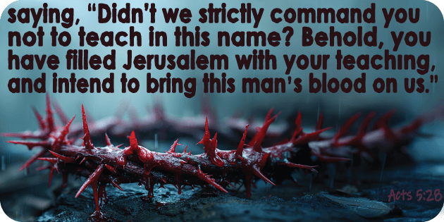 Acts 5 28