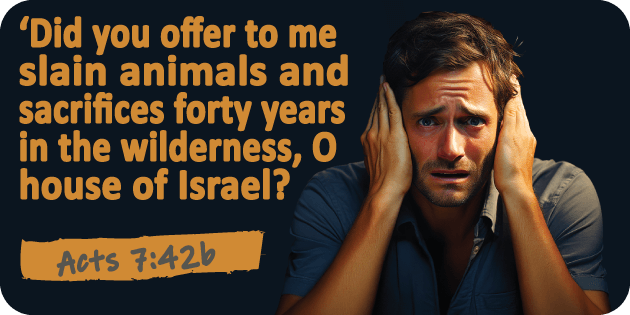 Acts 7 42b