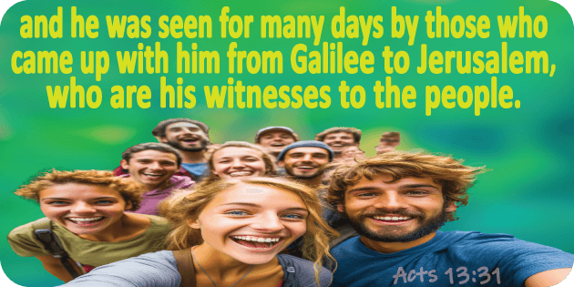 Acts 13 31