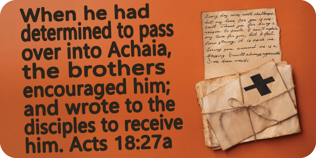 Acts 18 27a