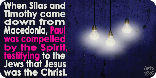 Acts 18 5