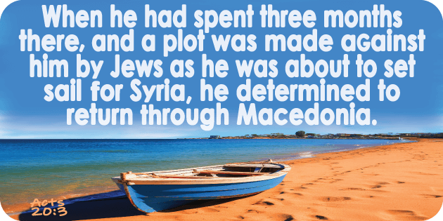 Acts 20 3