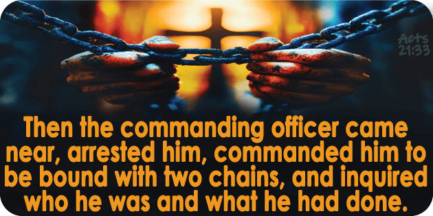 Acts 21 33