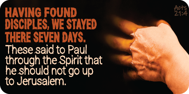 Acts 21 4