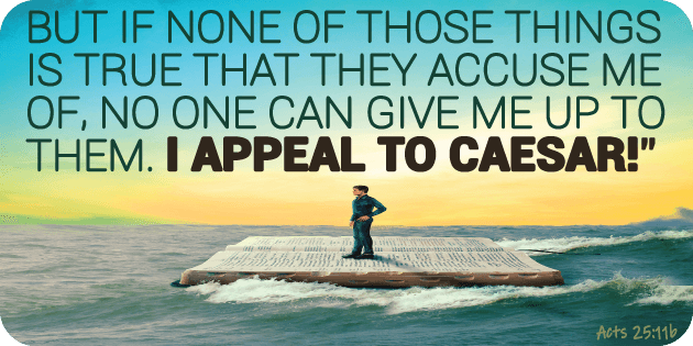 Acts 25 11b