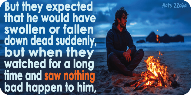 Acts 28 6a