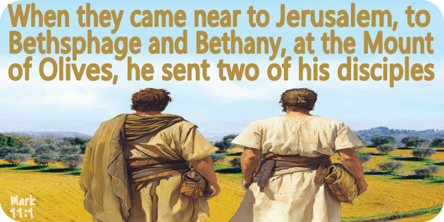 Mark 11 1 Mark 11 1