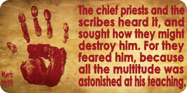 Mark 11 18 Mark 11 18