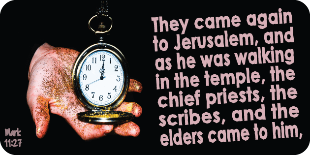 Mark 11 27 Mark 11 27