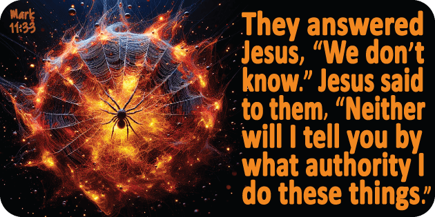 Mark 11 33 Mark 11 33