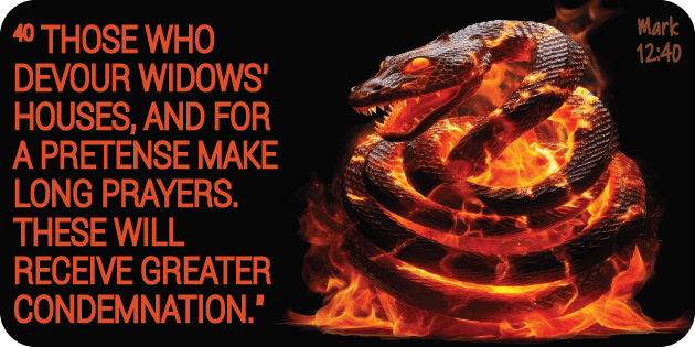 Mark 12 40