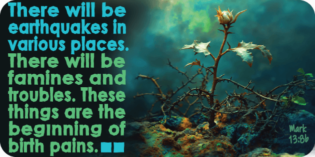 Mark 13 8b