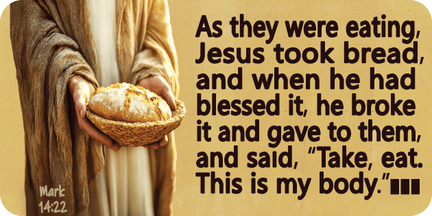 Mark 14 22
