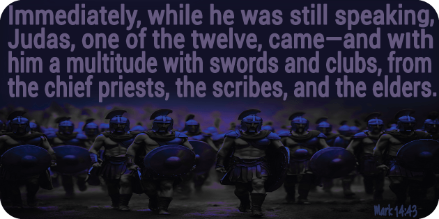 Mark 14 43